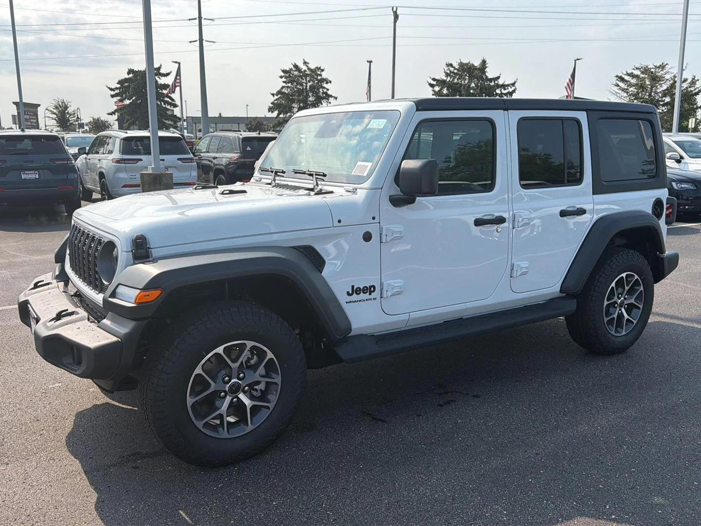 New 2026 Bright White Clearcoat Jeep Sport S image 1