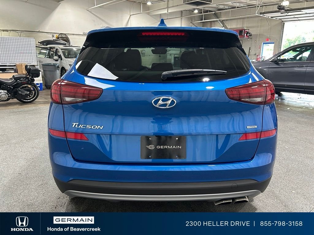 Used 2019 Aqua Blue Hyundai Limited image 7
