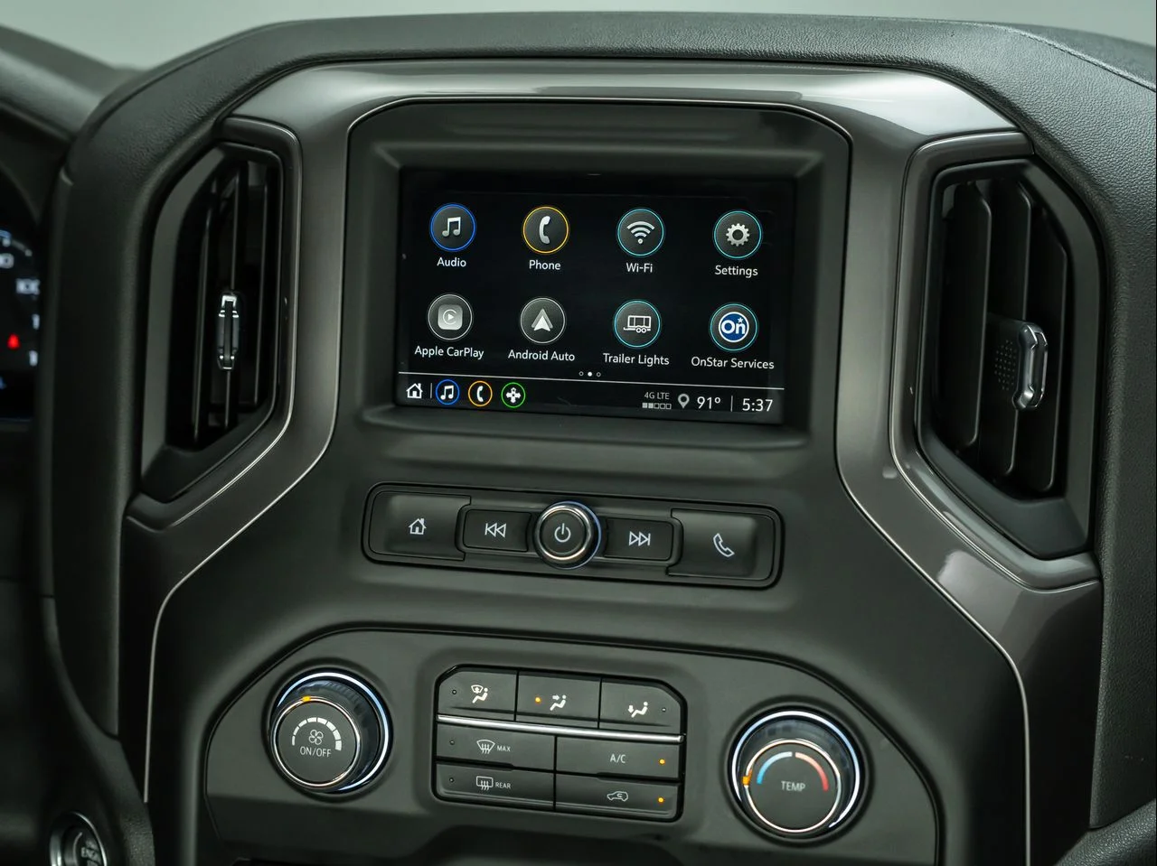 Used 2023 Sterling Gray Metallic Chevrolet 2WD Crew Cab Short Bed Custom image 25