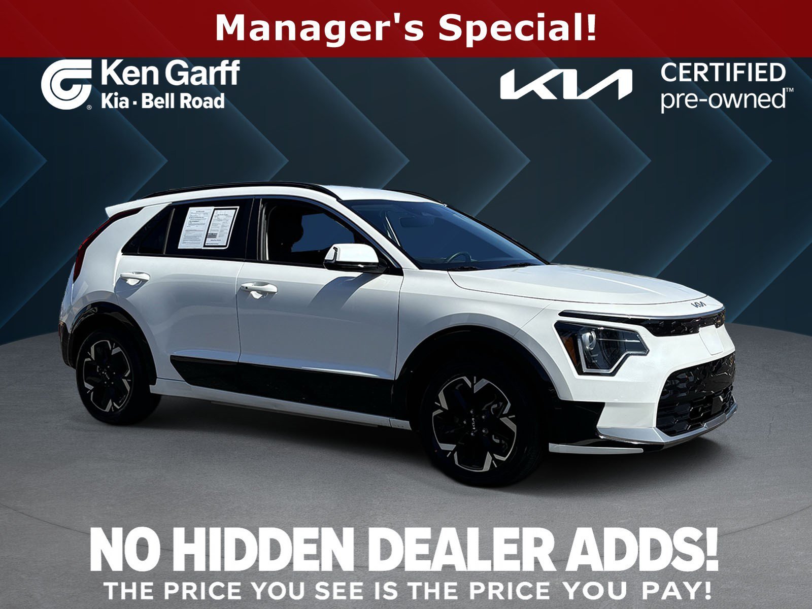 Certified Used 2023 Snow White Pearl Kia Wind image 1