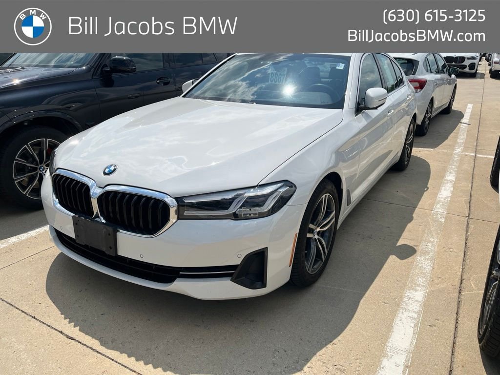 Certified Used 2023 Alpine White BMW 530i xDrive image 1