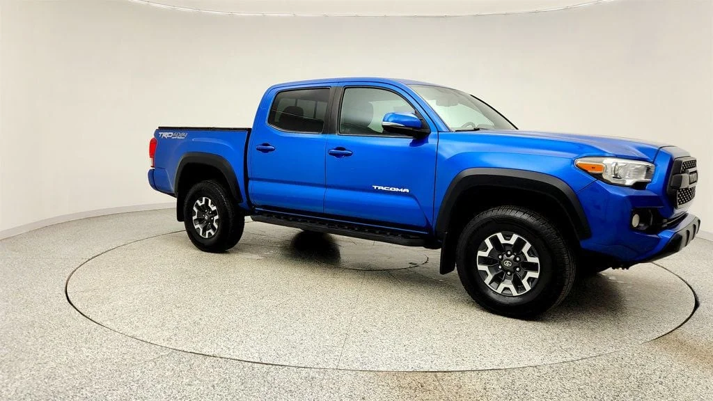 Used 2017 Blazing Blue Pearl Toyota TRD Off Road Double Cab 5