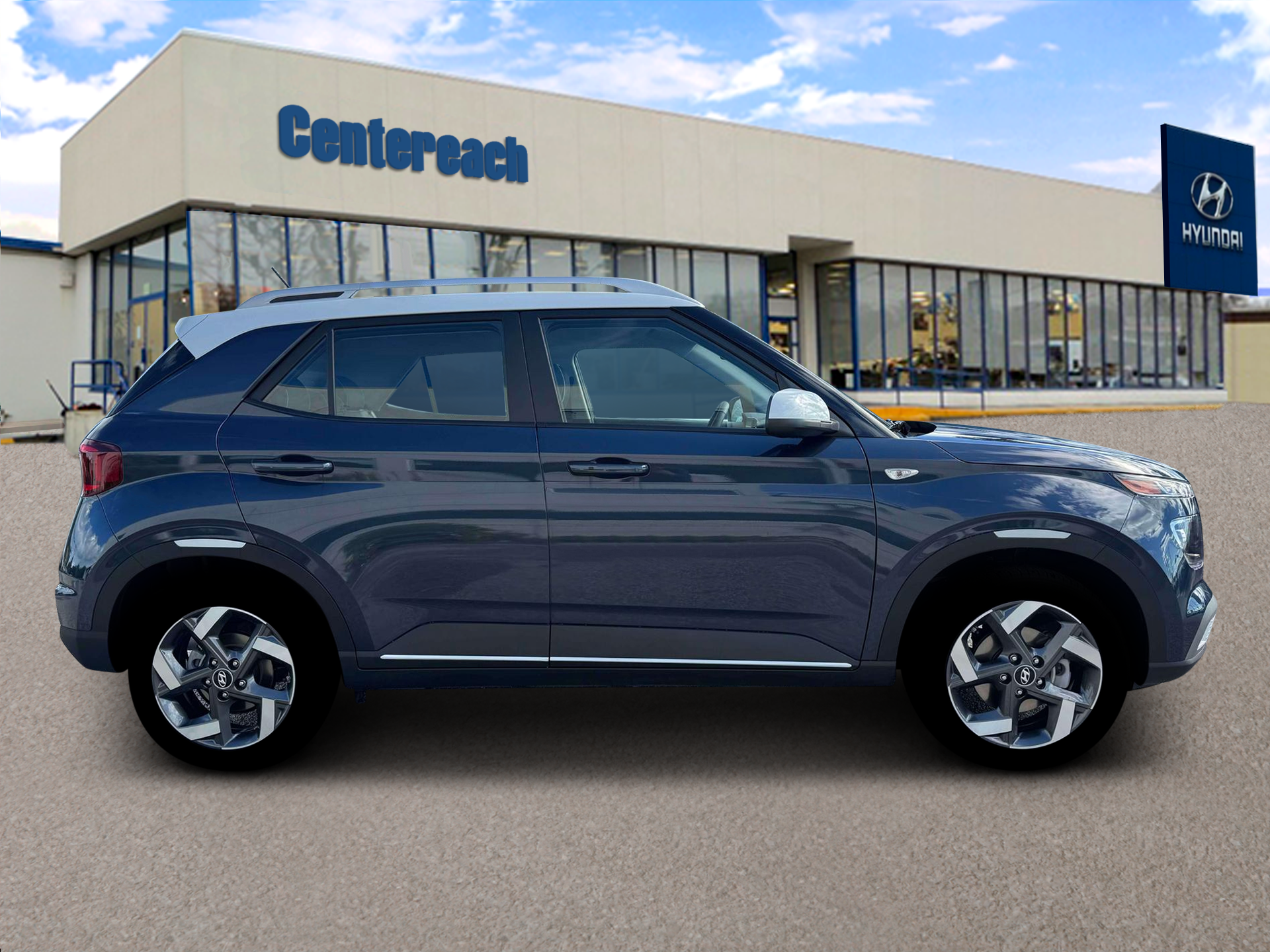 New 2026 Denim w/White Roof Hyundai SEL w/Two-Tone Roof image 9
