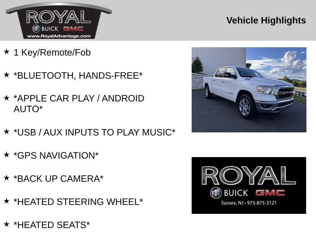 Used 2020 White Ram Big Horn Crew Cab 4x4 5