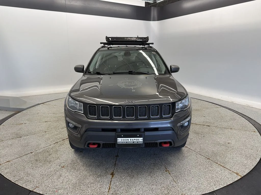 Certified 2020 Jeep Compass Trailhawk with VIN 3C4NJDDB1LT142340 for sale in Coon Rapids, Minnesota