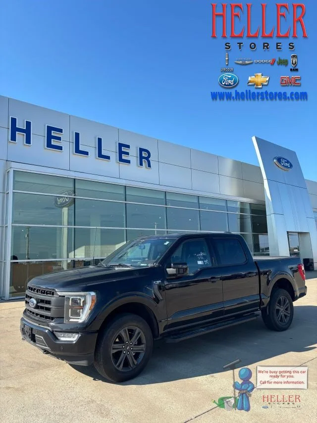 Used 2023 Agate Black Metallic Ford LARIAT image 1