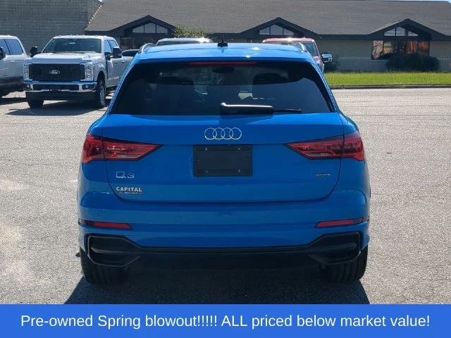Used 2021 Blue Audi Premium Plus image 12