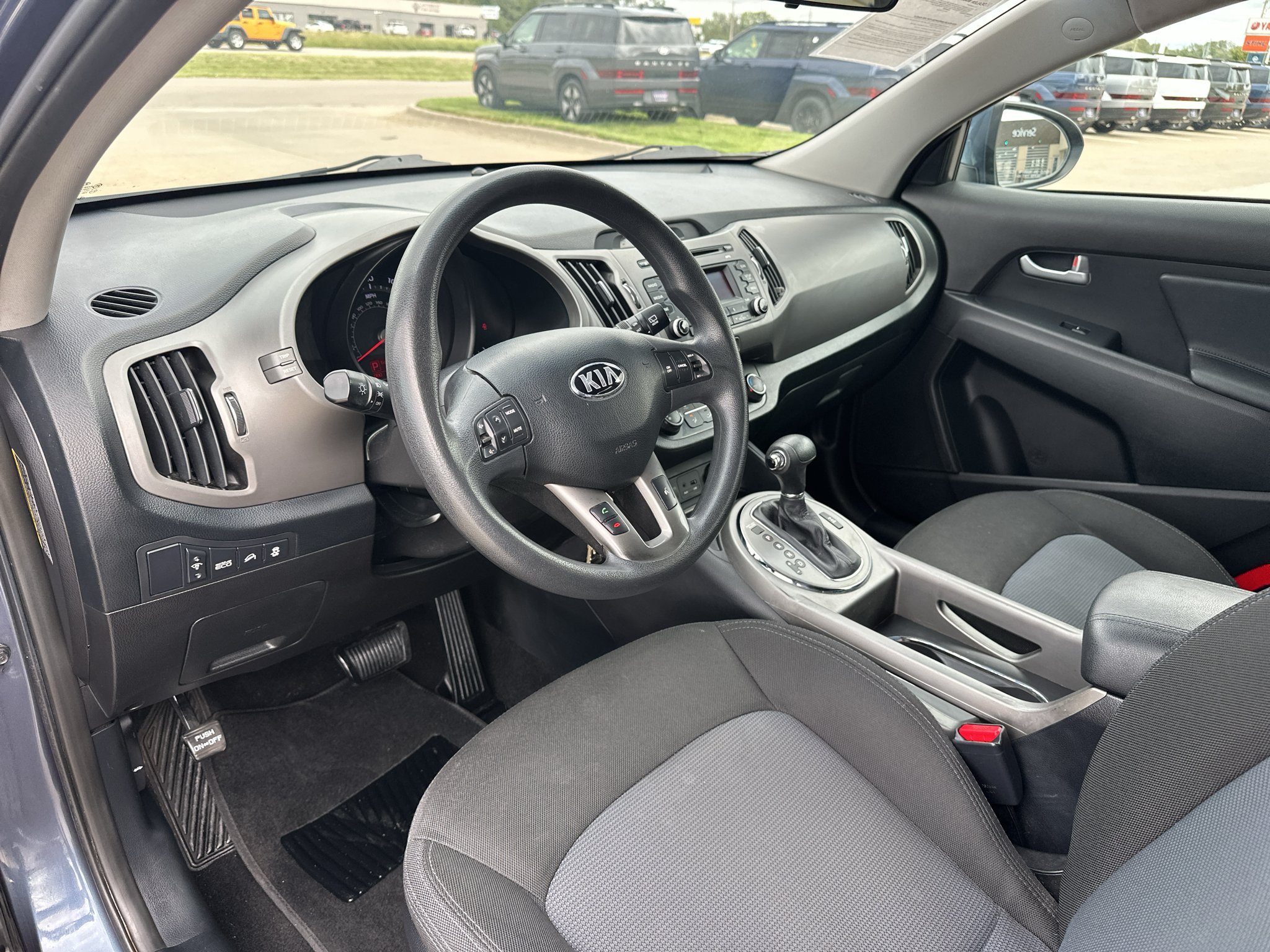 Used 2014 Twilight Blue Kia LX image 2