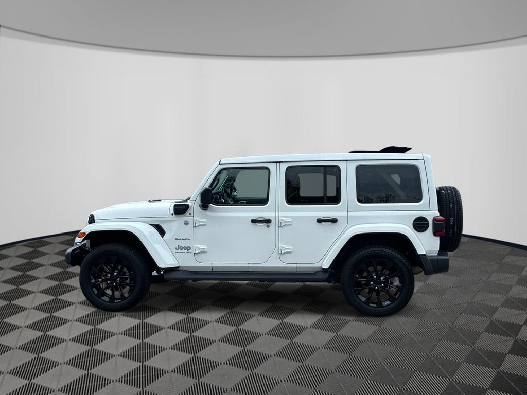 Used 2023 White Jeep Sahara 4xe image 4