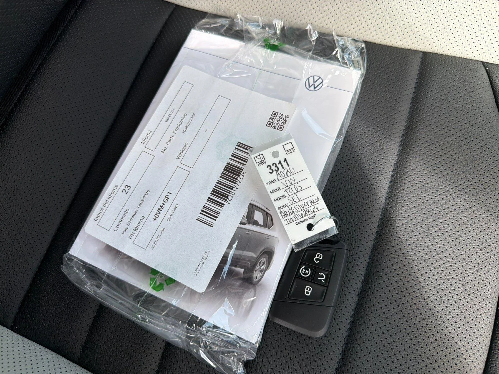 New 2026 Pyrite Silver Metallic Volkswagen SEL image 42