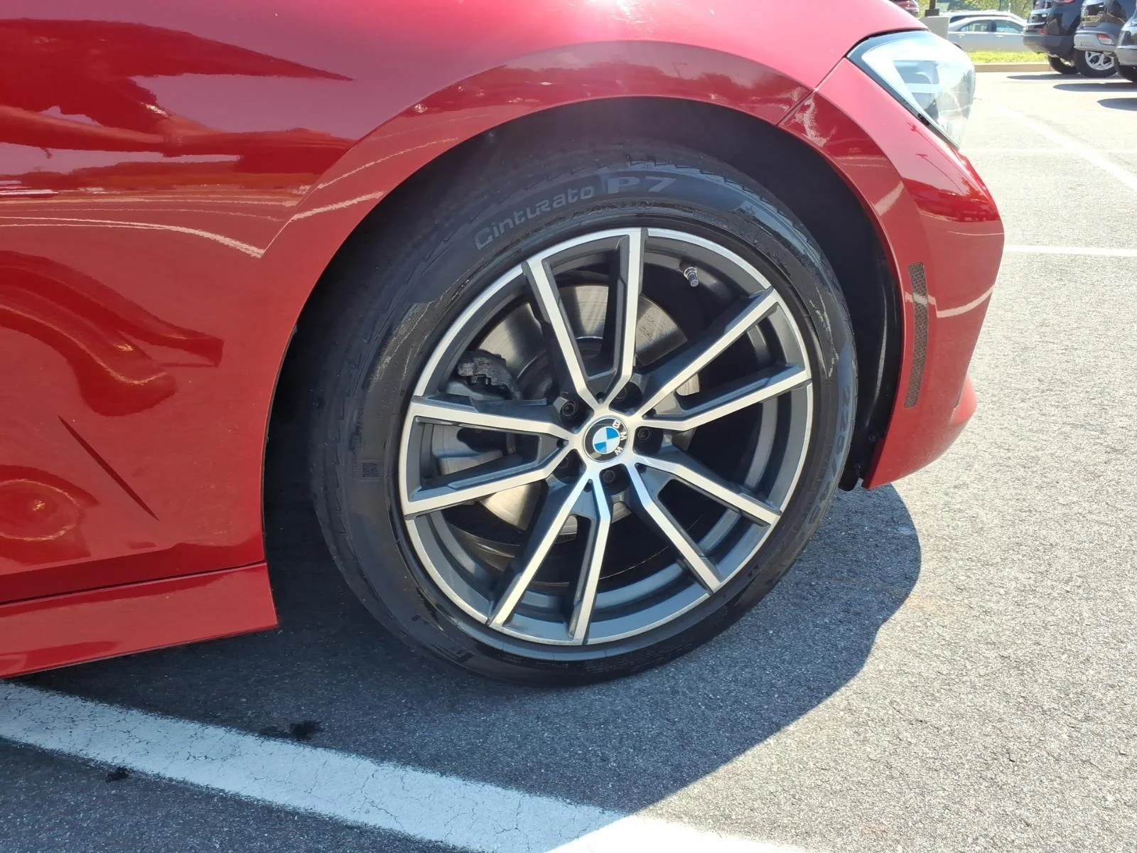 Used 2019 Melbourne Red Metallic BMW 330i image 13