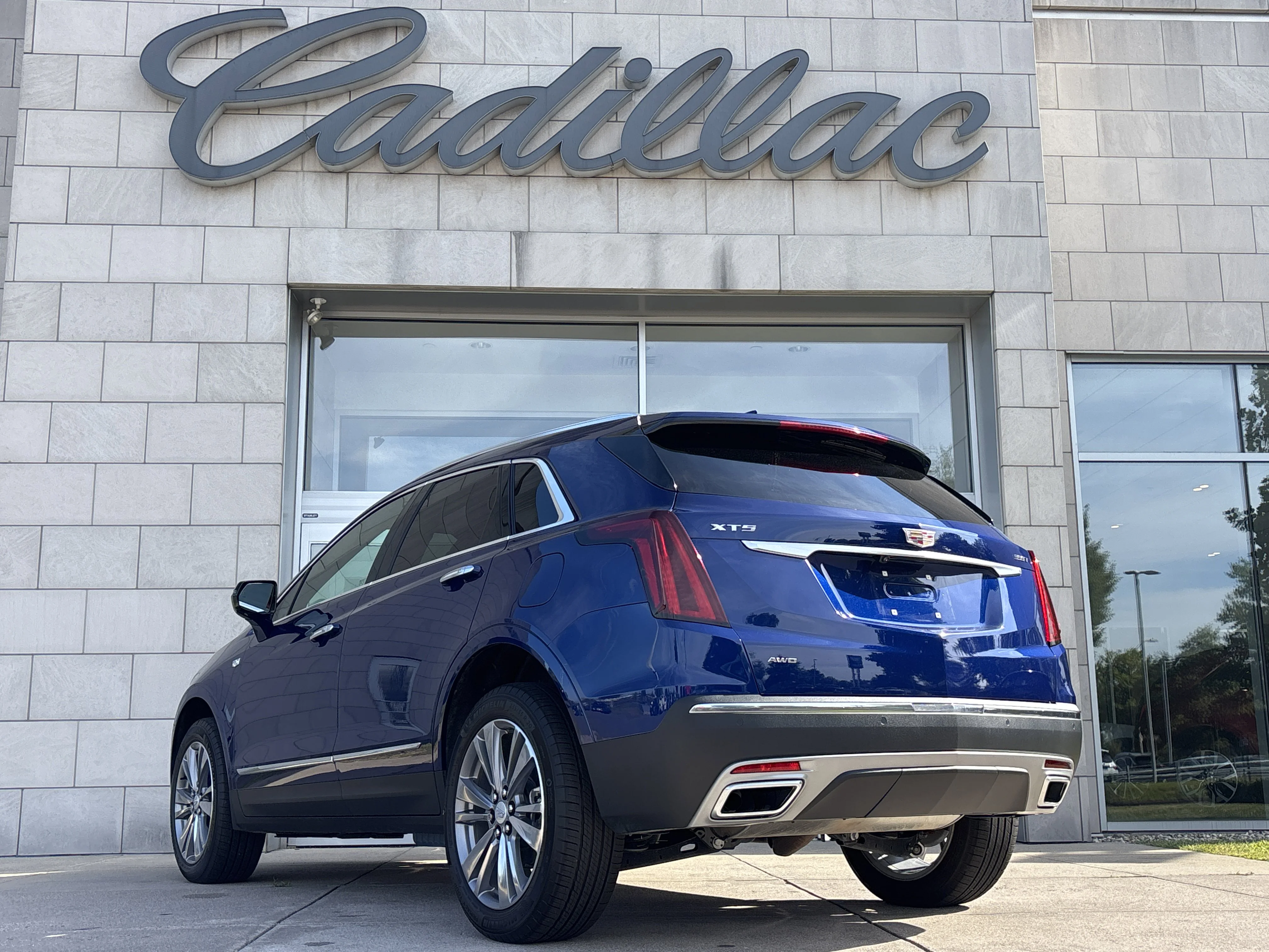 Used 2025 Opulent Blue Metallic Cadillac AWD Premium Luxury image 8