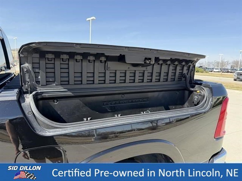Used 2025 Diamond Black Crystal Pearl Coat Ram Limited Longhorn image 26