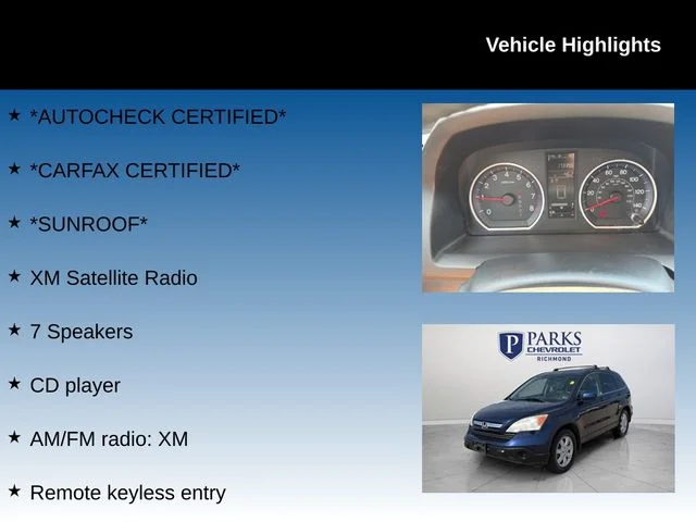 Used 2009 Blue Honda EX-L image 4