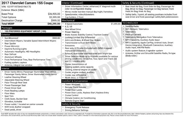 Used 2017 Black Chevrolet SS image 4