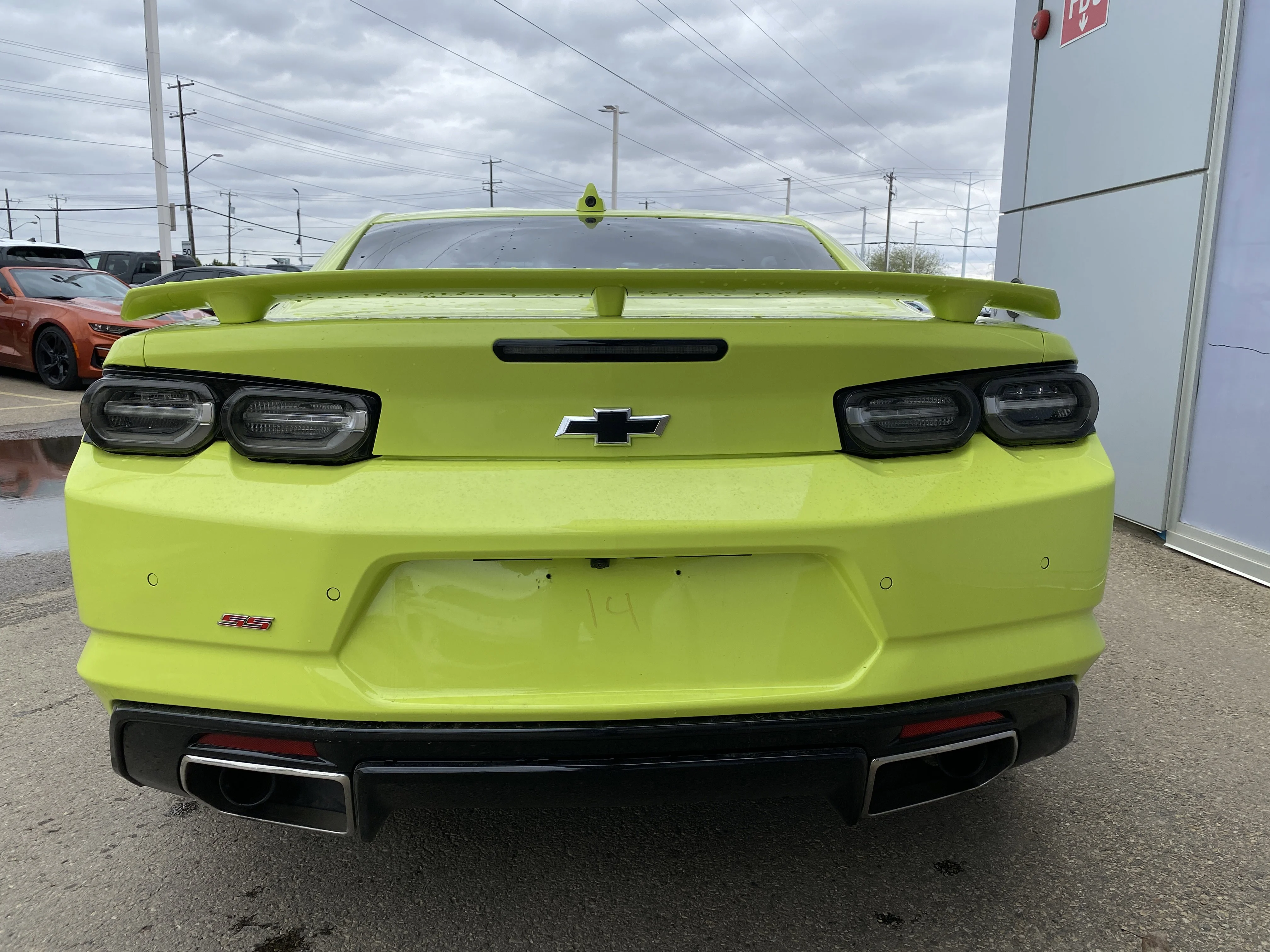 Certified Used 2021 Green Chevrolet 2dr Cpe 2SS * LEATHER * NAVIGATION * 6.2L V8 * image 4