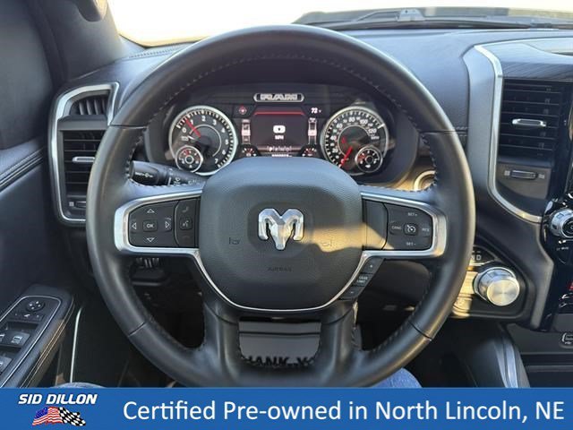 Used 2023 Diamond Black Crystal Pearlcoat Ram Laramie image 13