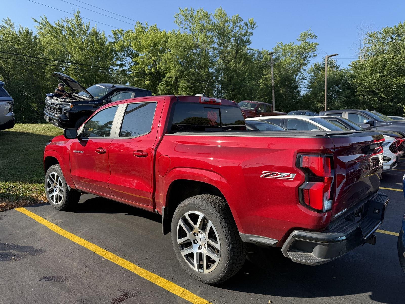 Used 2023 Radiant Red Tintcoat Chevrolet 4WD Z71 image 3