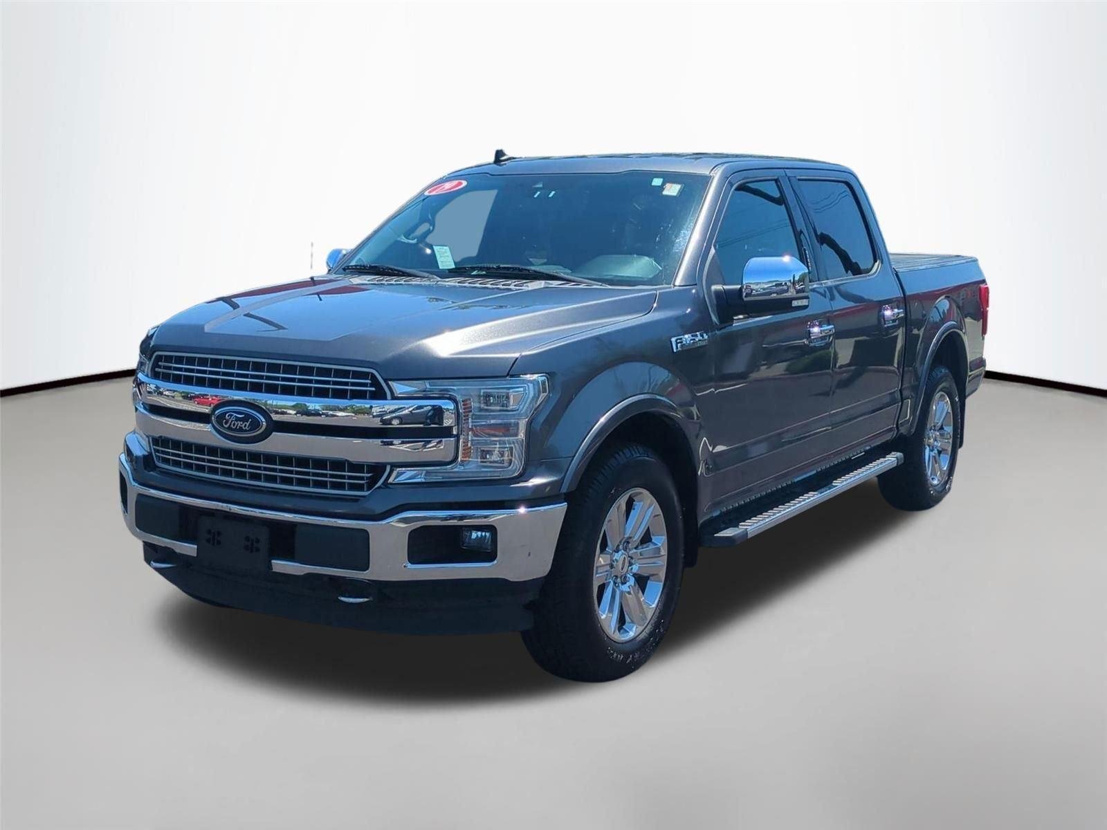 Used 2019 Abyss Gray Metallic Ford LARIAT image 2