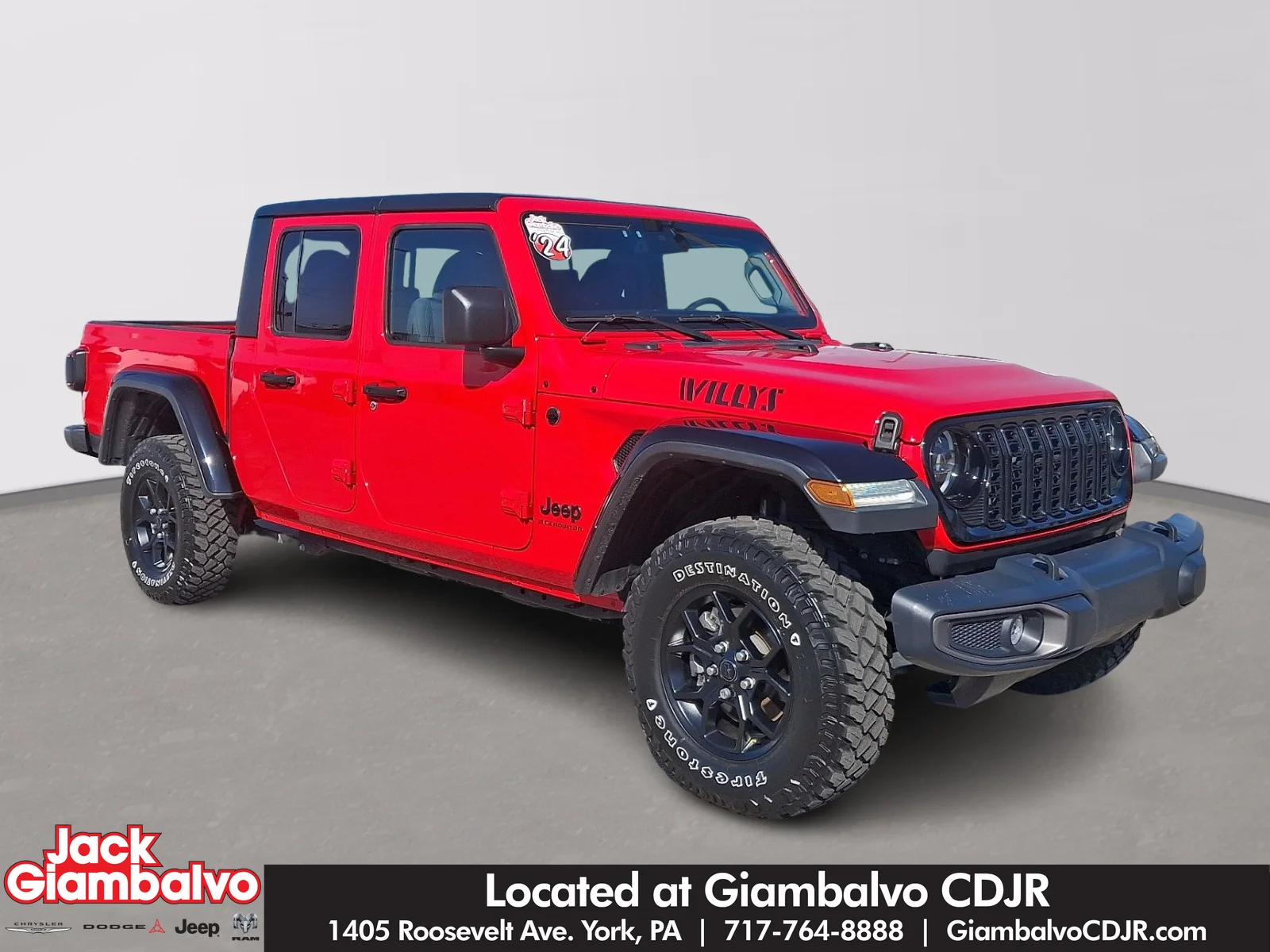 Used 2024 Red Jeep Willys image 1