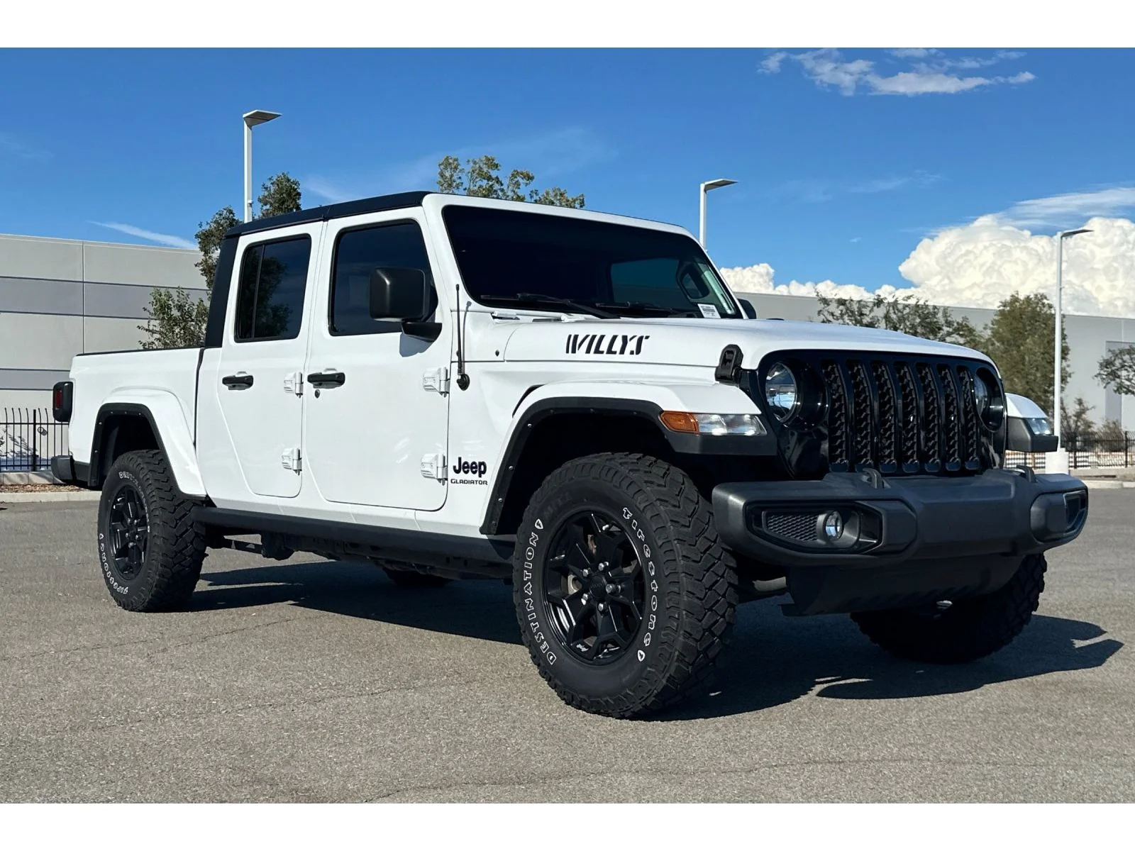 Used 2022 Bright White Clearcoat Jeep Willys image 8