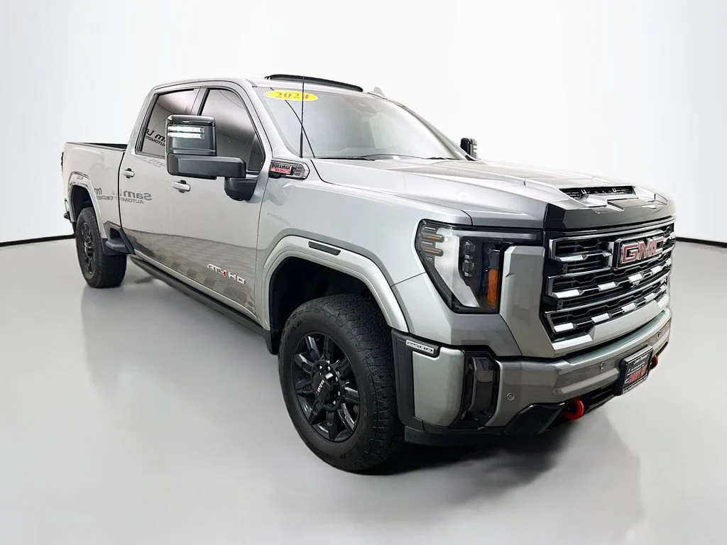 Used 2024 Sterling Metallic GMC AT4 image 1