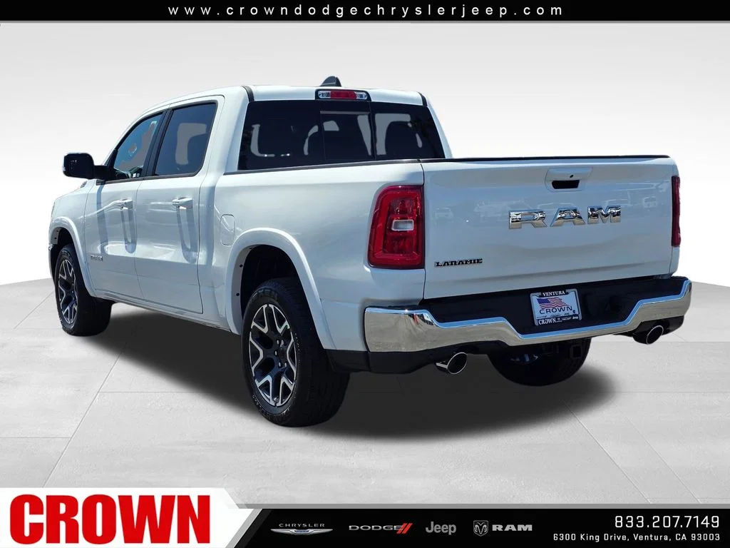 New 2026 Bright White Clear-Coat Exterior Paint RAM Laramie image 7
