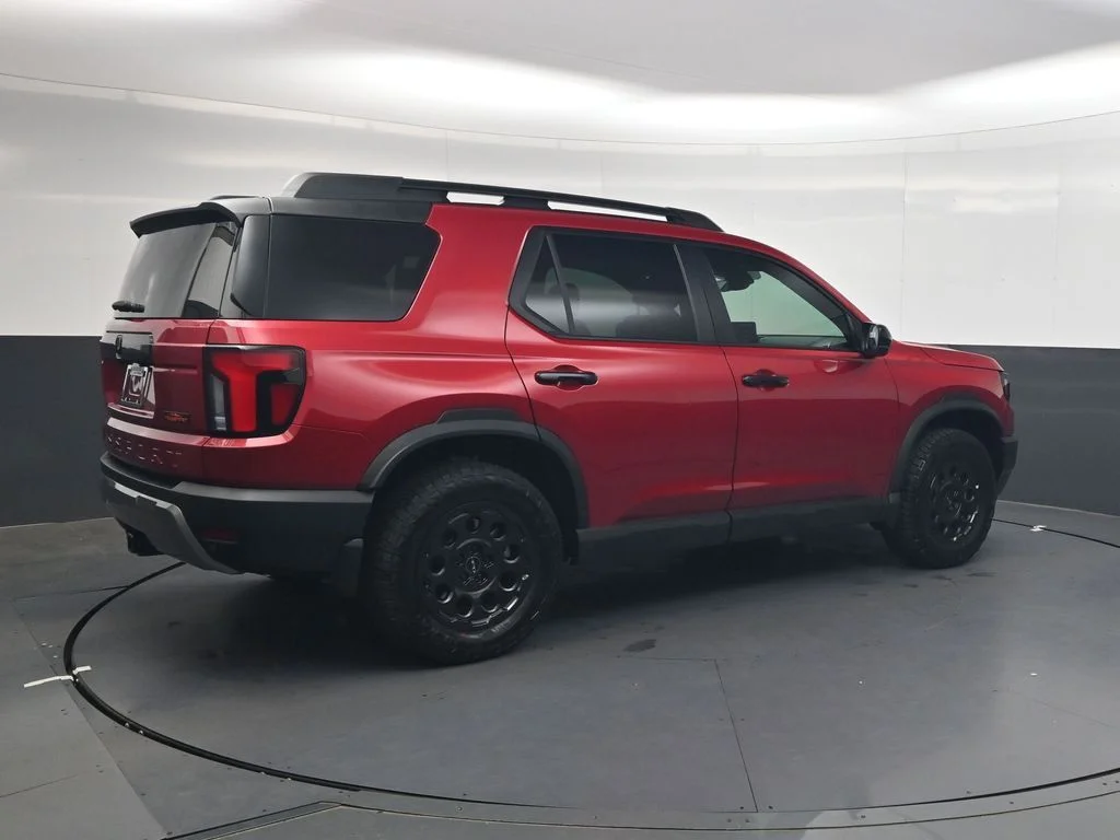New 2026 Radiant Red Metallic II Honda TrailSport Blackout image 4