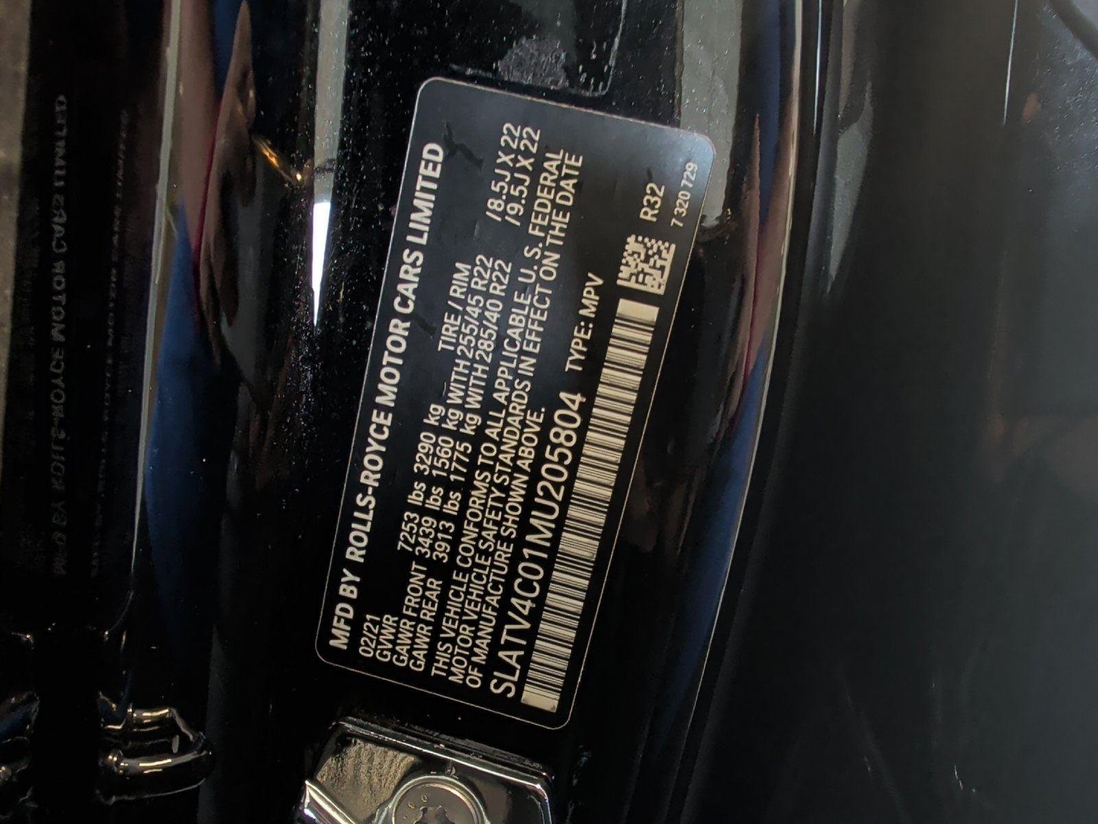 Used 2021 BLACK ROLLS ROYCE BASE image 12