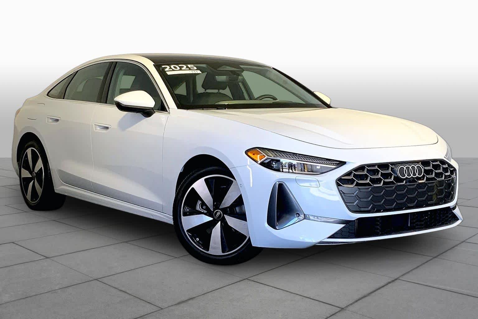 Used 2025 Glacier White Metallic Audi Premium Plus image 3
