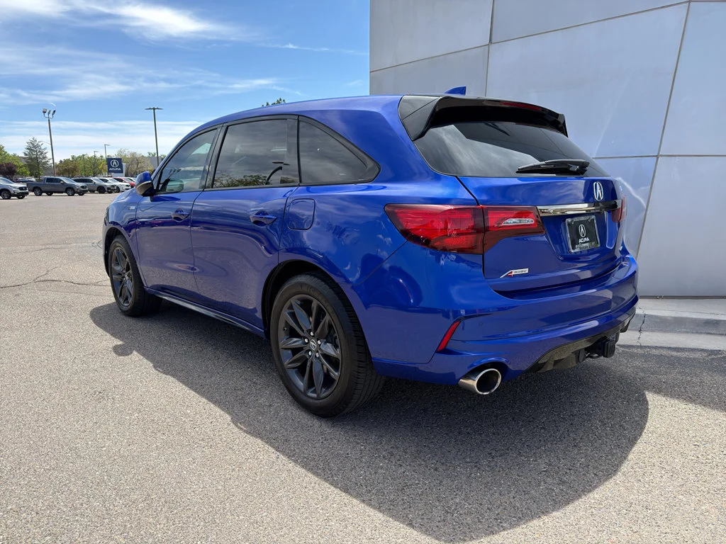 Used 2020 Apex Blue Pearl Acura SH-AWD A-Spec image 8