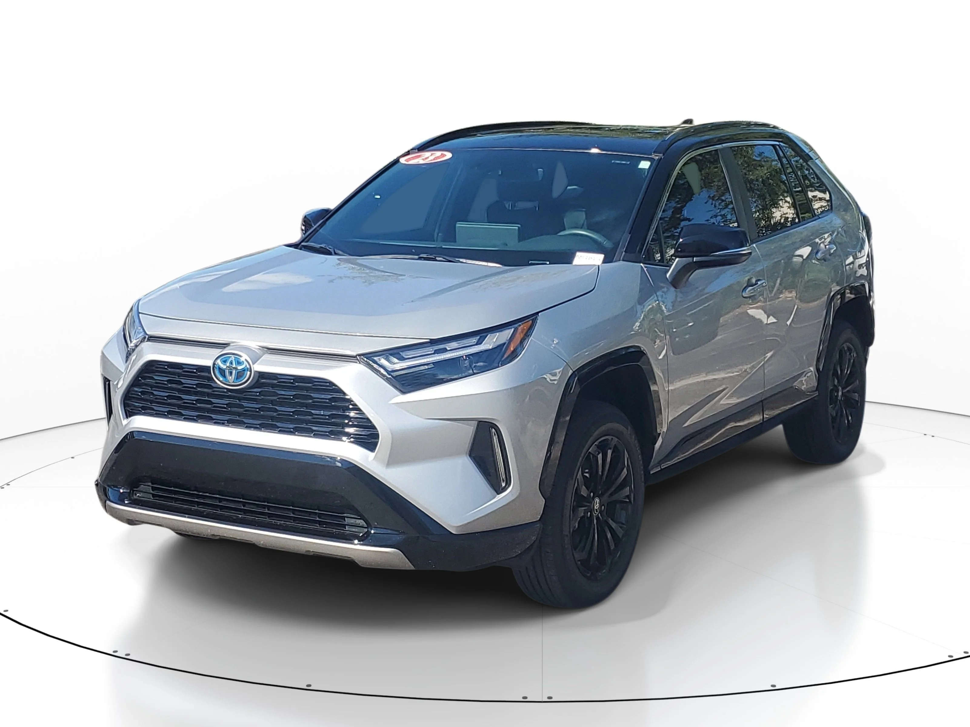 Used 2023 Silver Sky Metallic/Midnight Black Metallic Toyota Hybrid XSE image 3