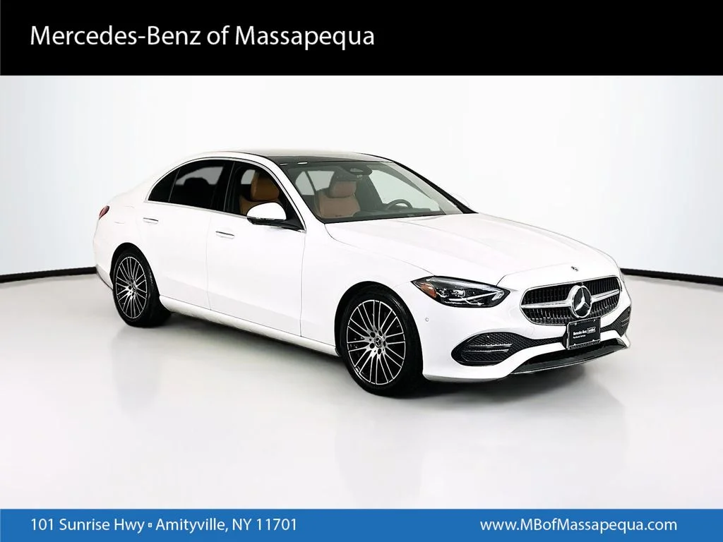 Used 2023 White Mercedes-Benz C 300 image 1