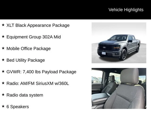 Used 2024 Gray Ford XLT image 7