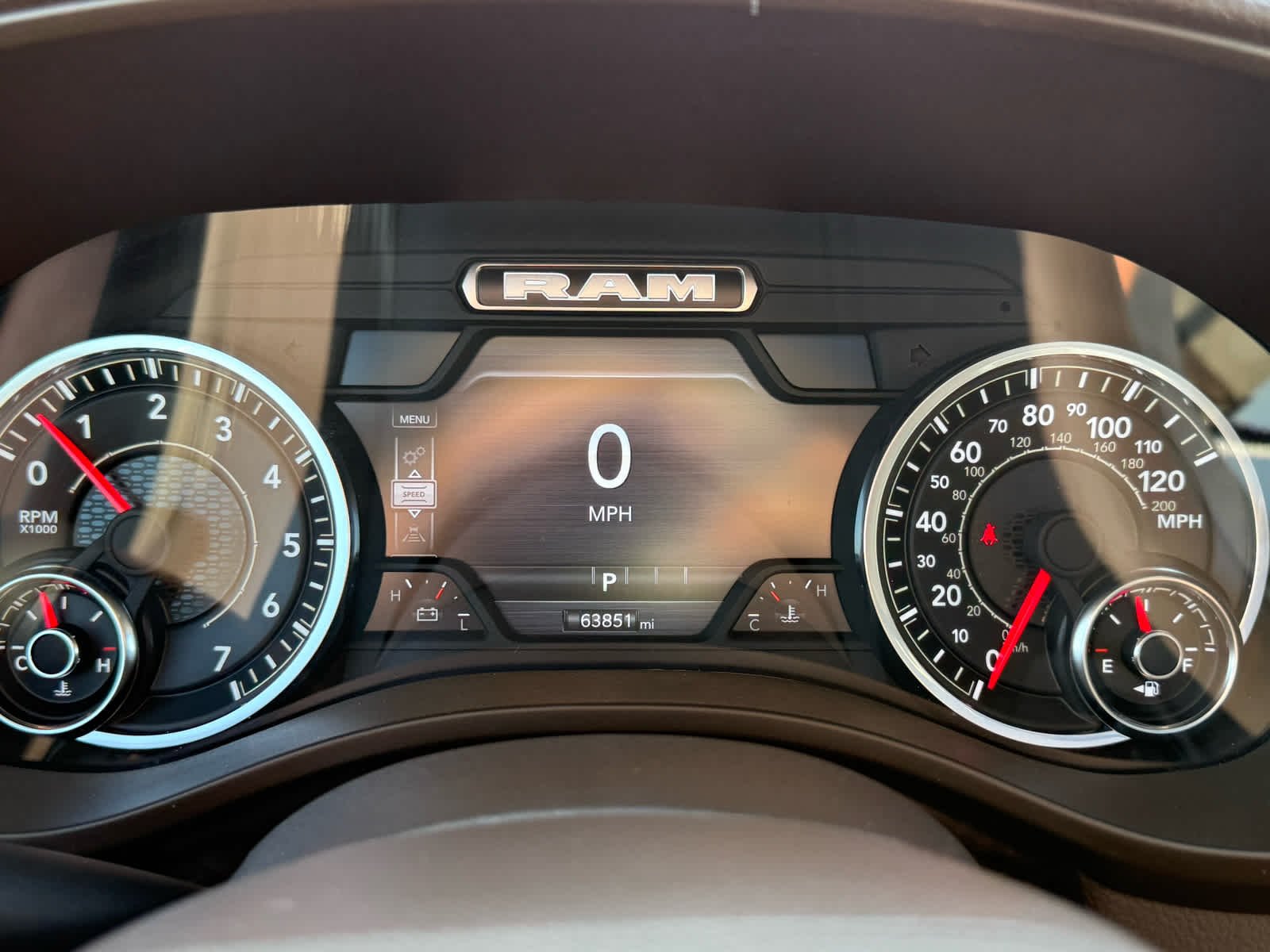 Used 2025 Bright White Clearcoat Ram Laramie image 10