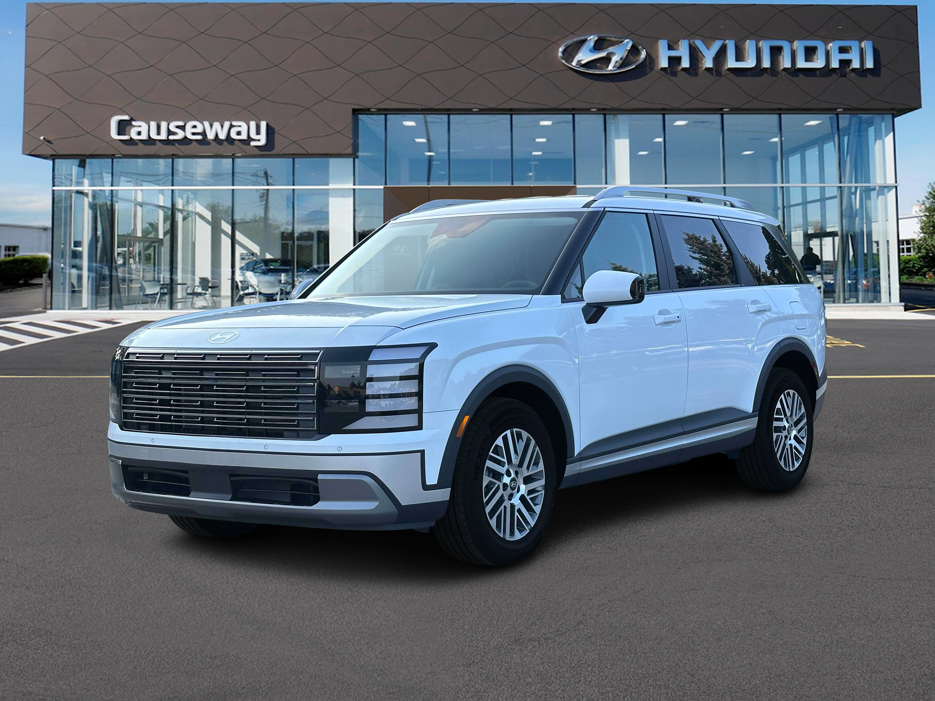 New 2027 White Hyundai SEL AWD image 1