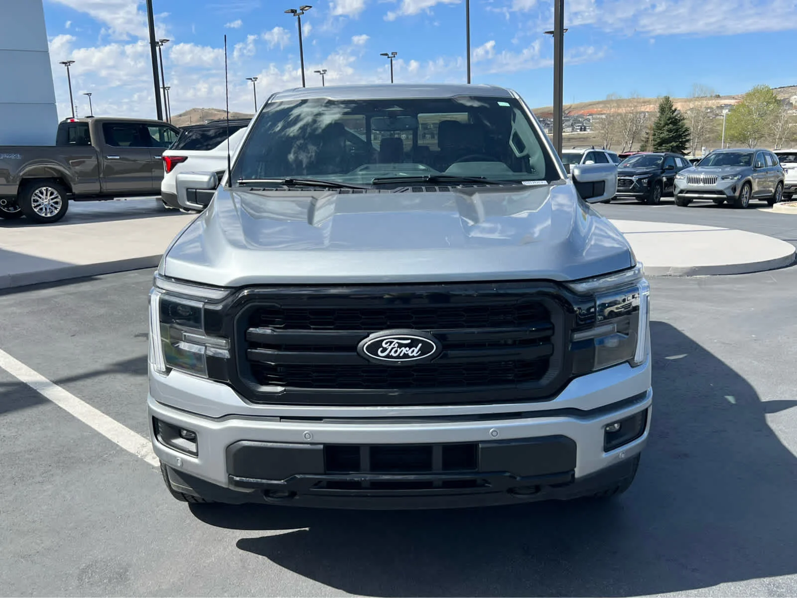 Used 2025 Iconic Silver Metallic Ford LARIAT image 3