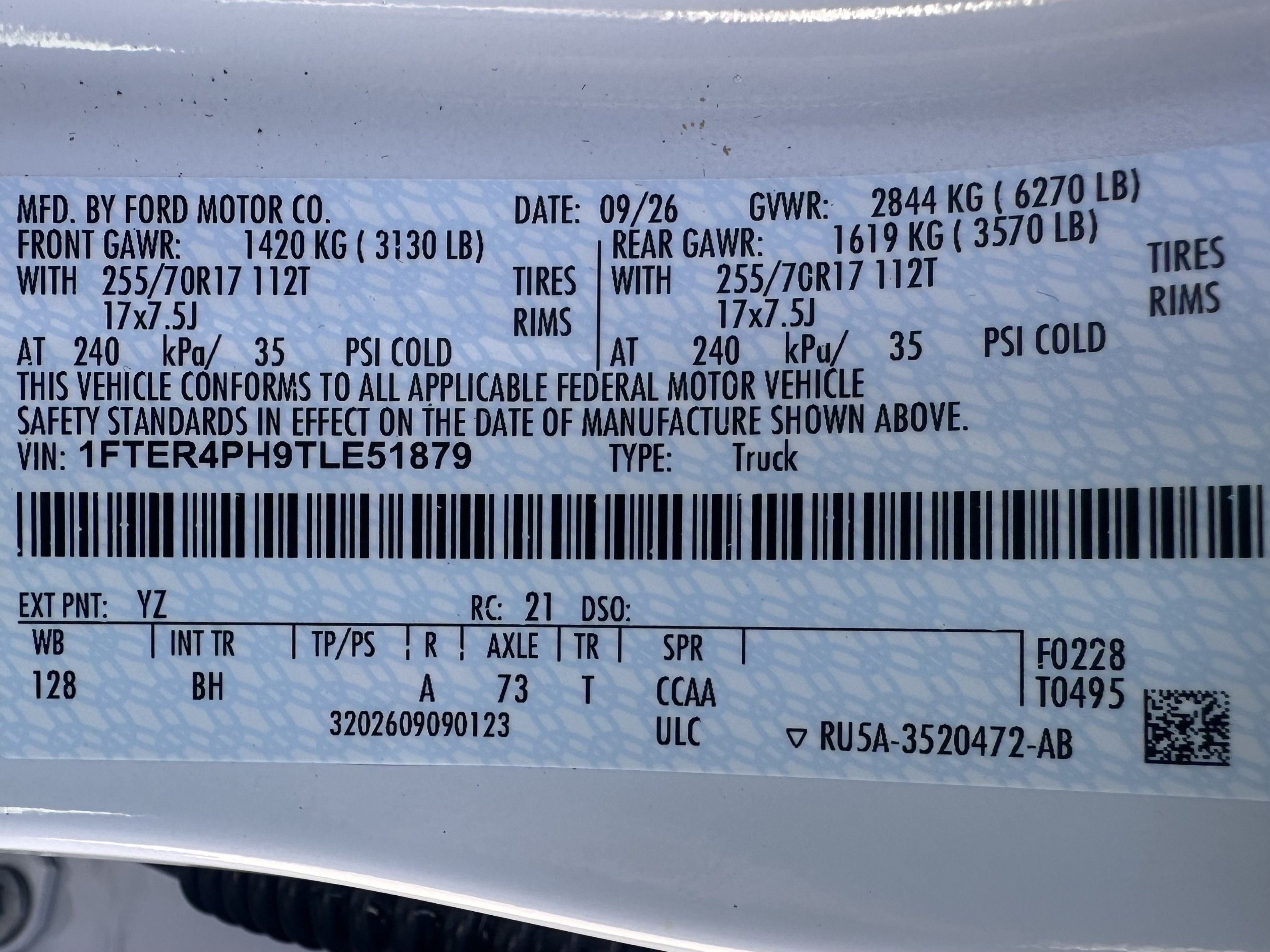 New 2026 Oxford White Ford XL image 28