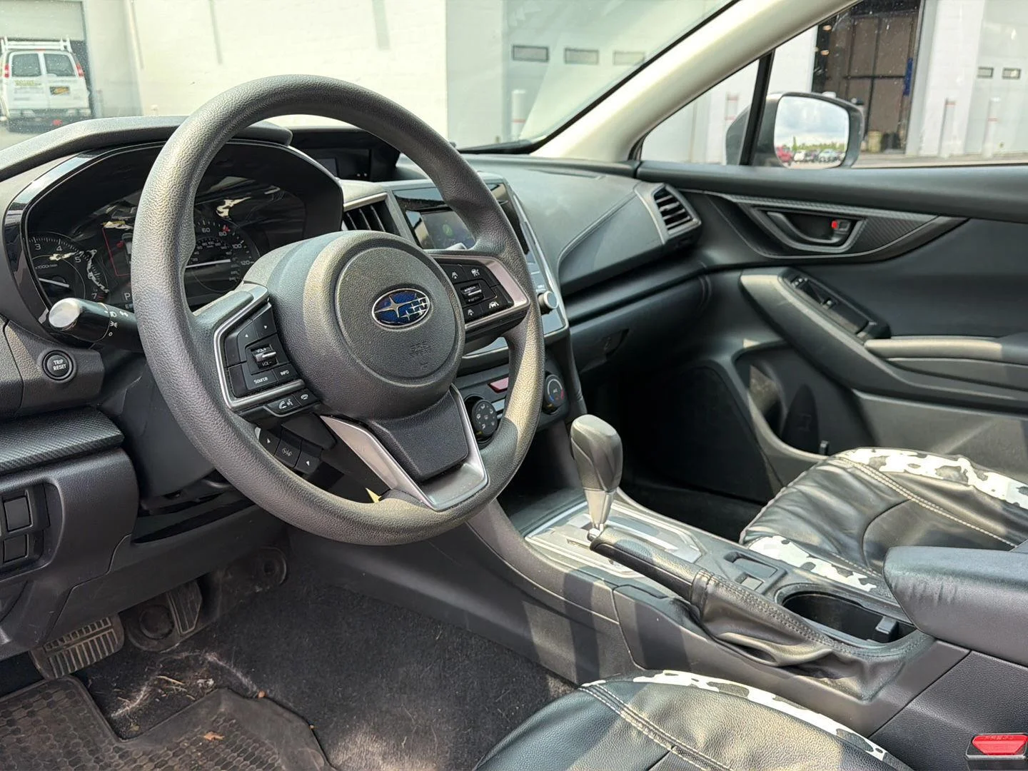 Used 2021 Crystal White Pearl Subaru Base image 5