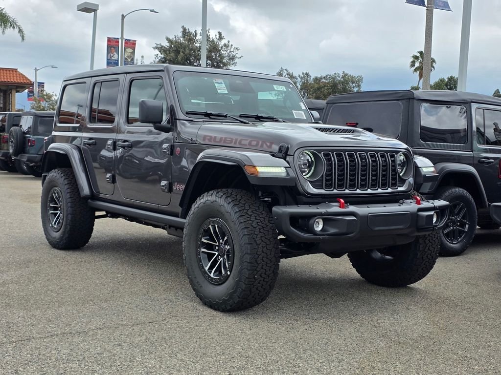 New 2026 Granite Crystal Metallic Clear-Coat Exterior Paint Jeep Rubicon X image 1