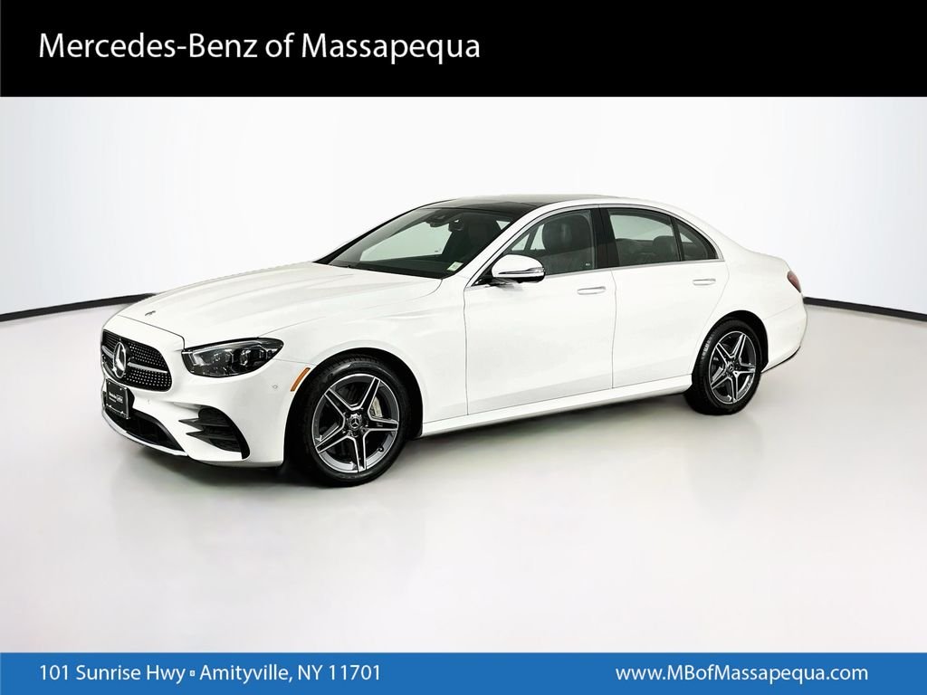 Certified Used 2023 White Mercedes-Benz E 350 image 1
