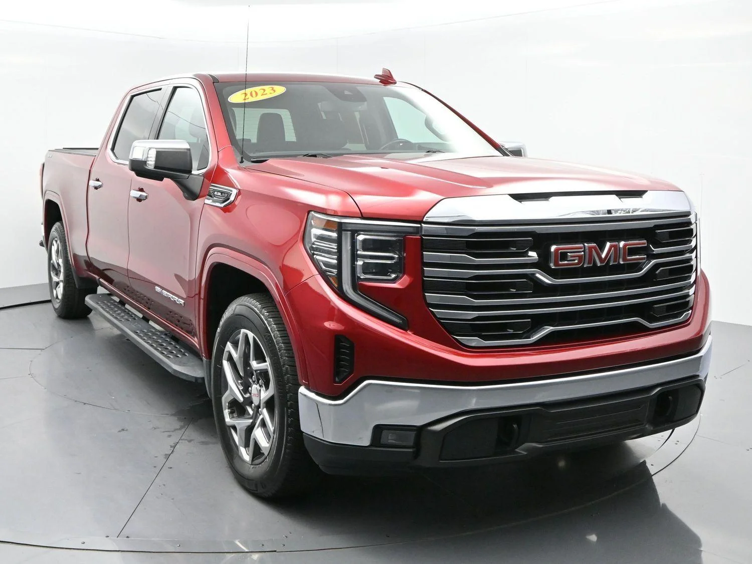 Used 2023 Volcanic Red Tintcoat GMC SLT image 2