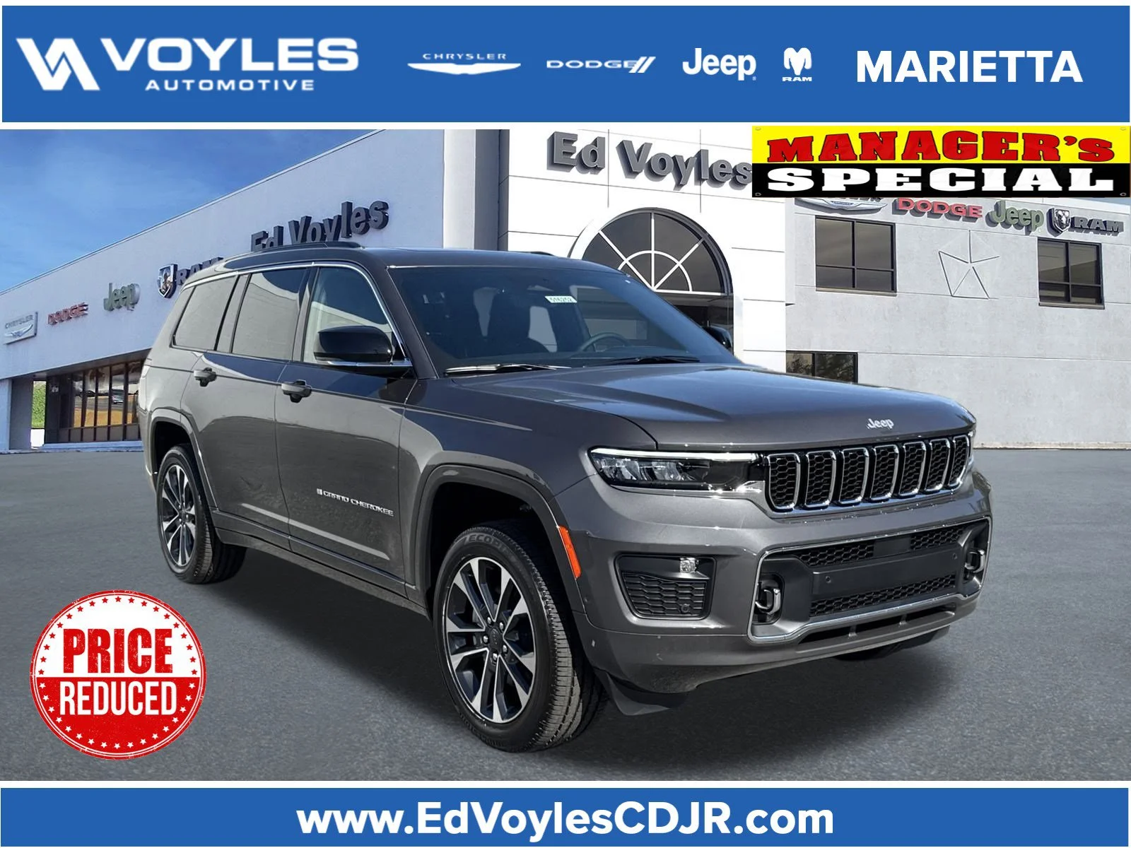 gray desperadoTiizⅢ 24-25モデル New 2025 Jeep Grand Cherokee L Overland Sport Utility in Atlanta