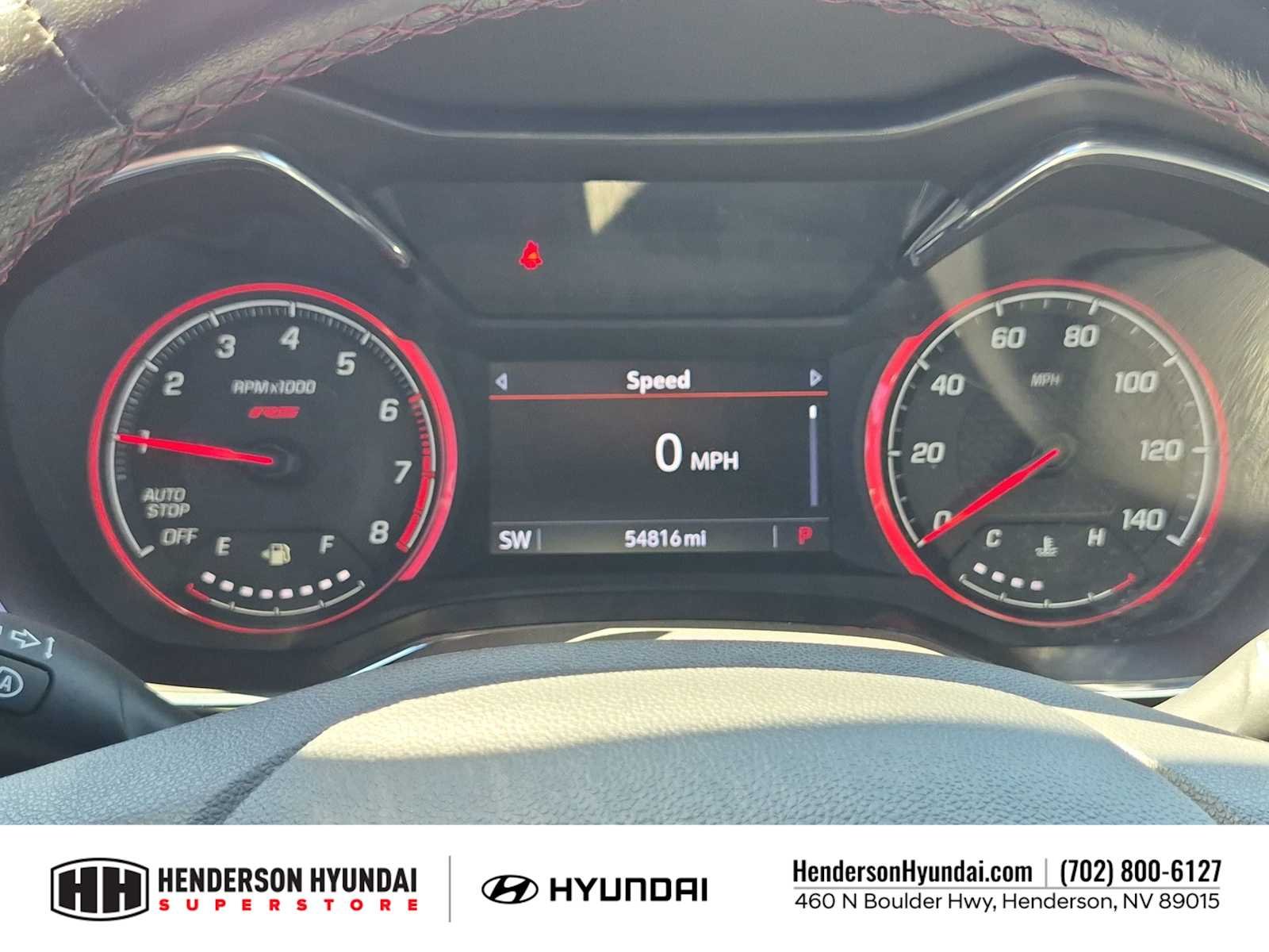 Used 2021 Scarlet Red Metallic Chevrolet RS image 32