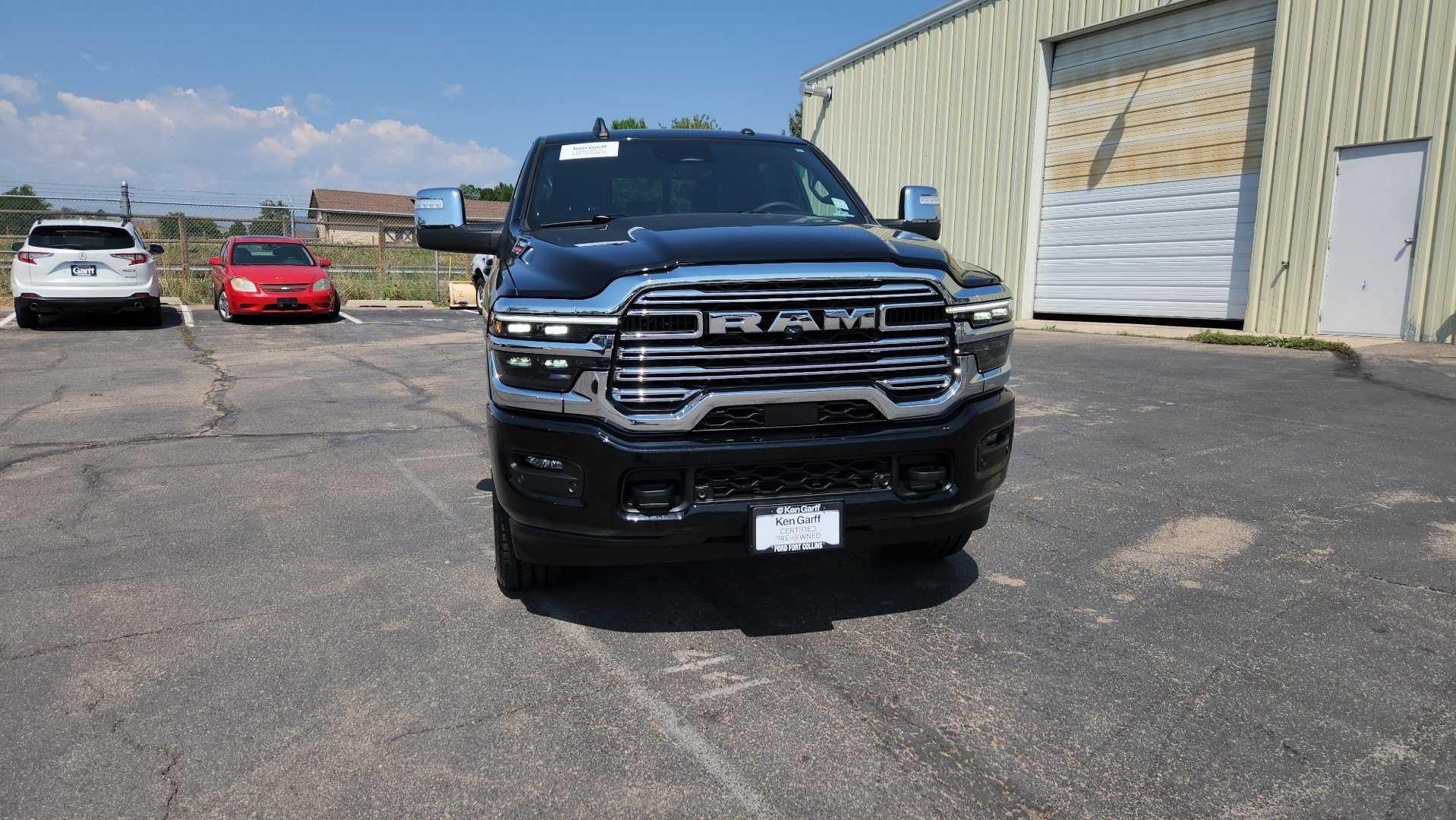 Used 2025 Diamond Black Crystal Pearlcoat Ram Laramie image 14