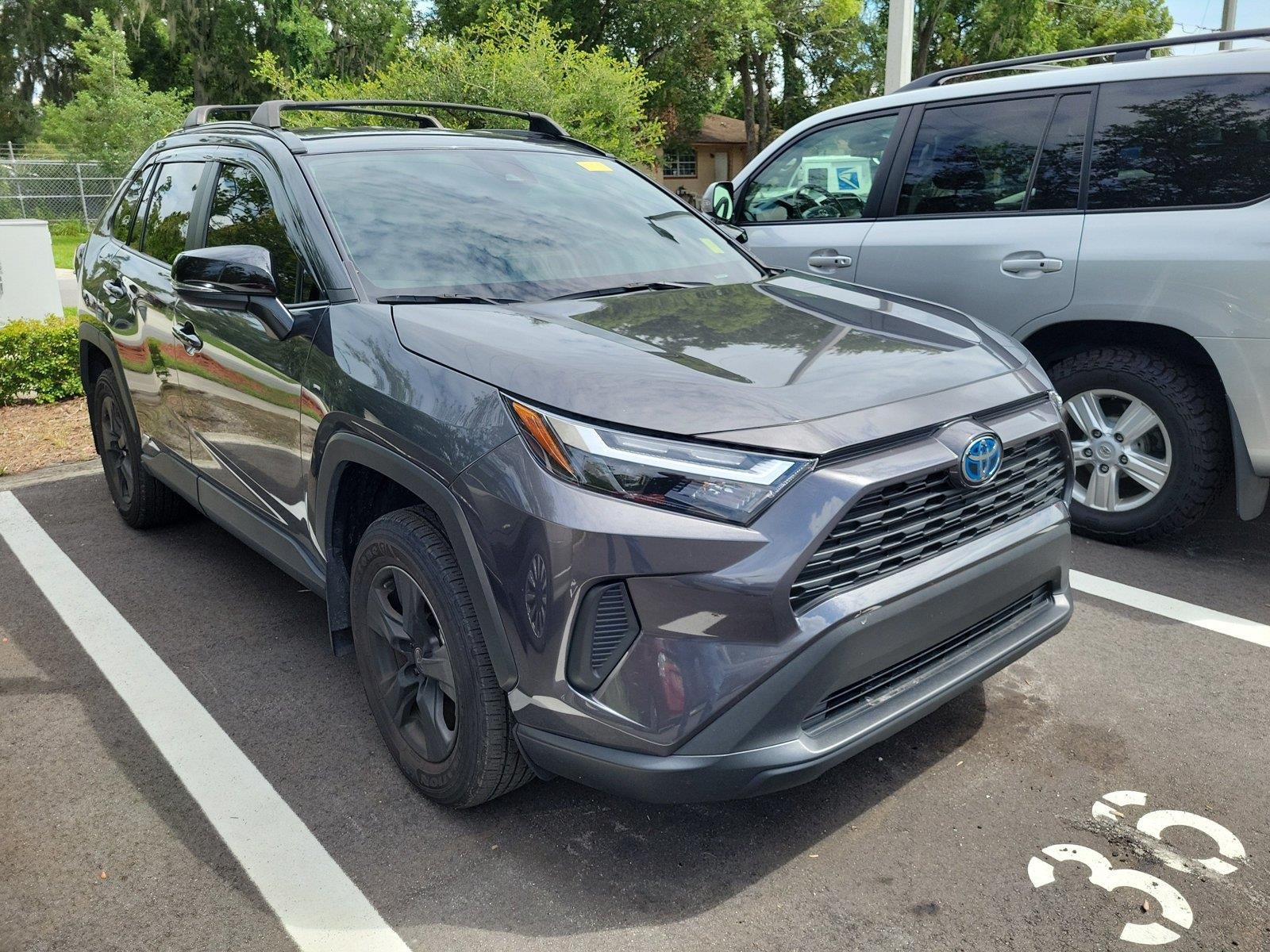 Used 2024 Magnetic Gray Metallic Toyota Hybrid XLE image 4