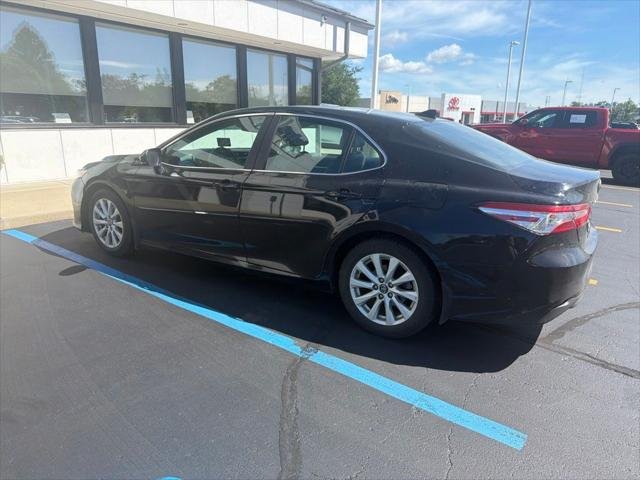 Certified Used 2019 MIDNIGHT BLACK METAL Toyota LE image 9