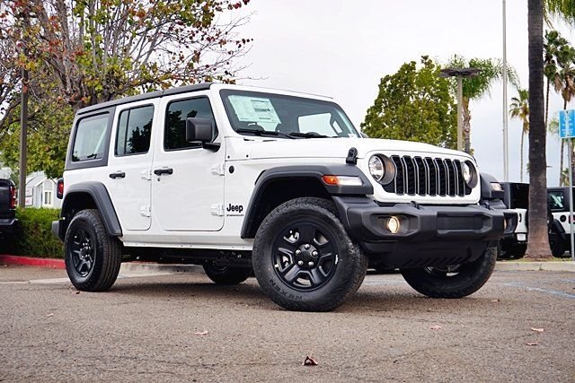 New 2026 Bright White Clear-Coat Exterior Paint Jeep Sport image 2