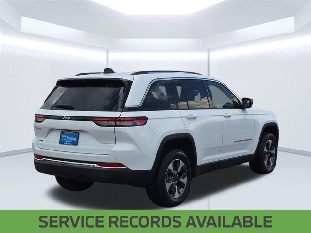 Used 2022 Bright White Clearcoat Jeep 4xe image 6