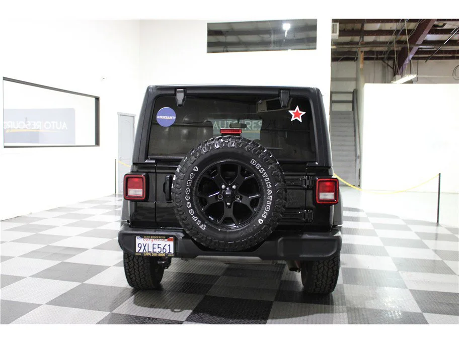 Used 2021 Black Clearcoat Jeep Unlimited Willys image 5